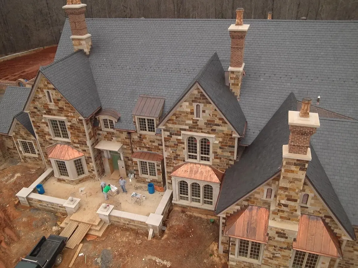 Craftsman Roofing Slate Roof Repair project in North of Mission Drive